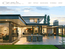 Tablet Screenshot of oneil.co.nz